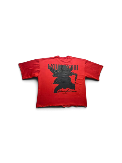 Fearless Angel Crop Tee (Red)